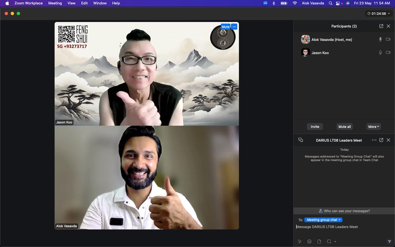 Singapore-India Metaphysics exchange sharing circle